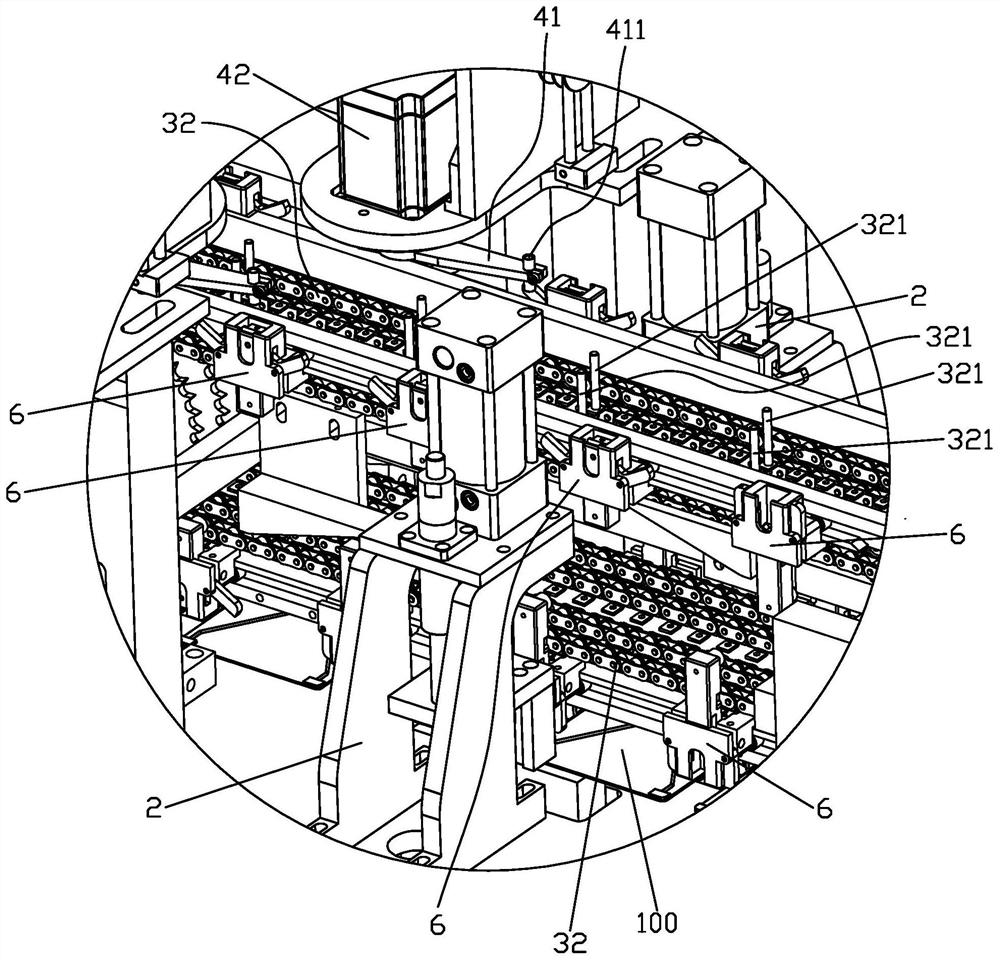 Ear belt production device of mask machine