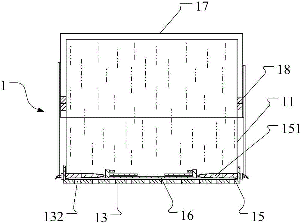 Determination device for saturation moisture content of soil