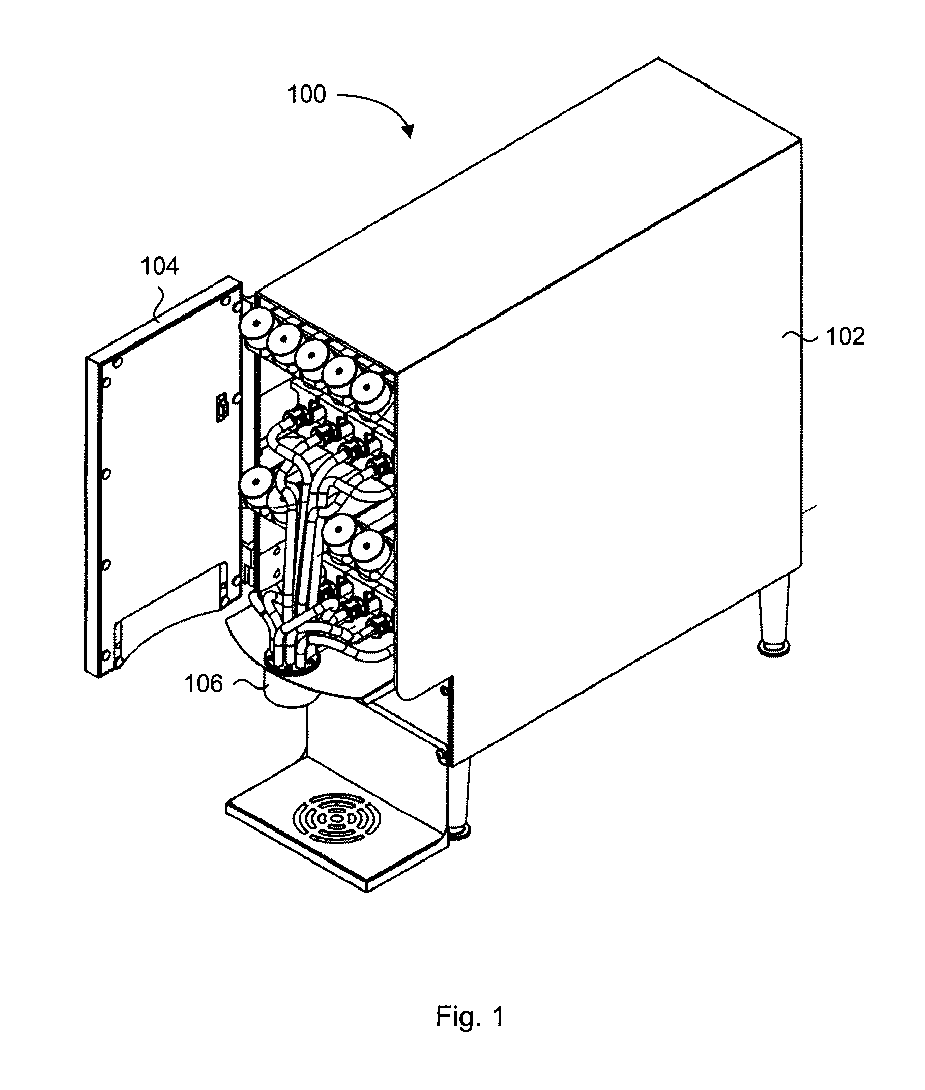 Cartridge based fluid dispensing apparatus
