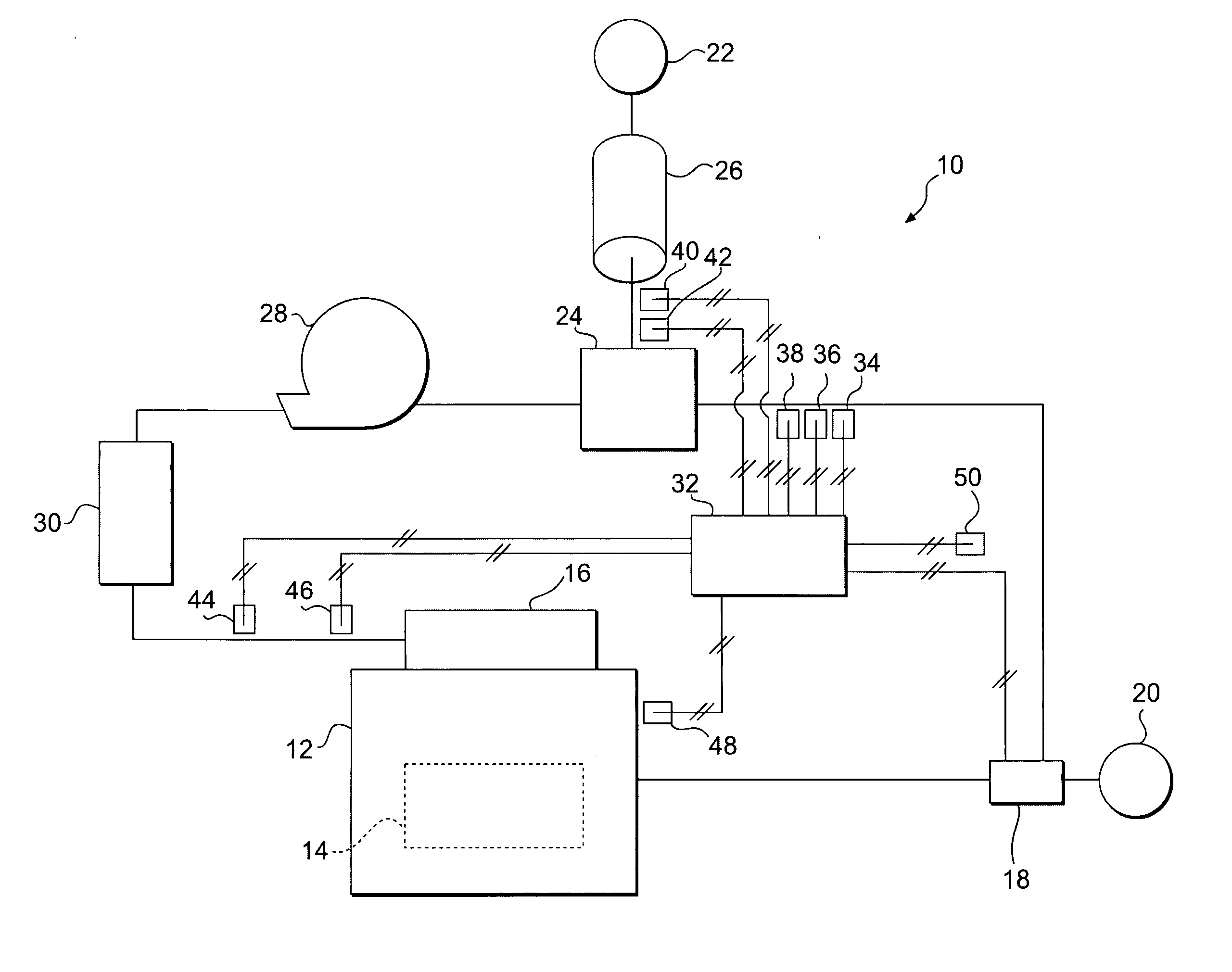 System for a virtual dew point sensor