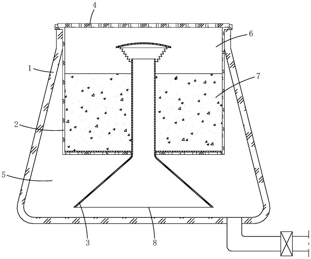 Vanadium slag treatment and vanadium liquid preparation device