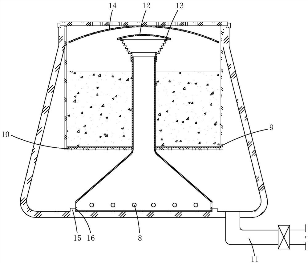 Vanadium slag treatment and vanadium liquid preparation device