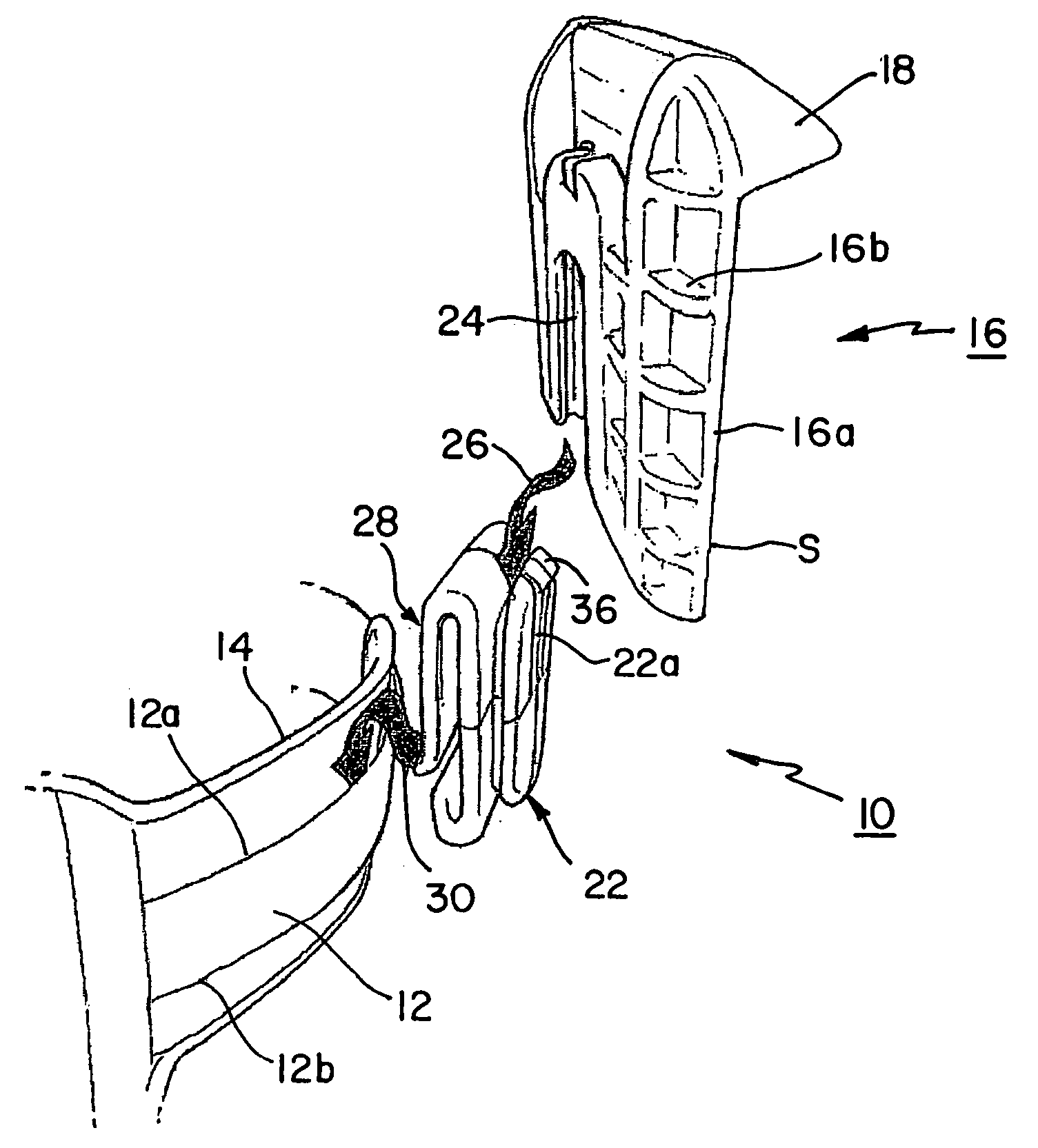 Retainer for detachably attaching an accessory to a utility belt