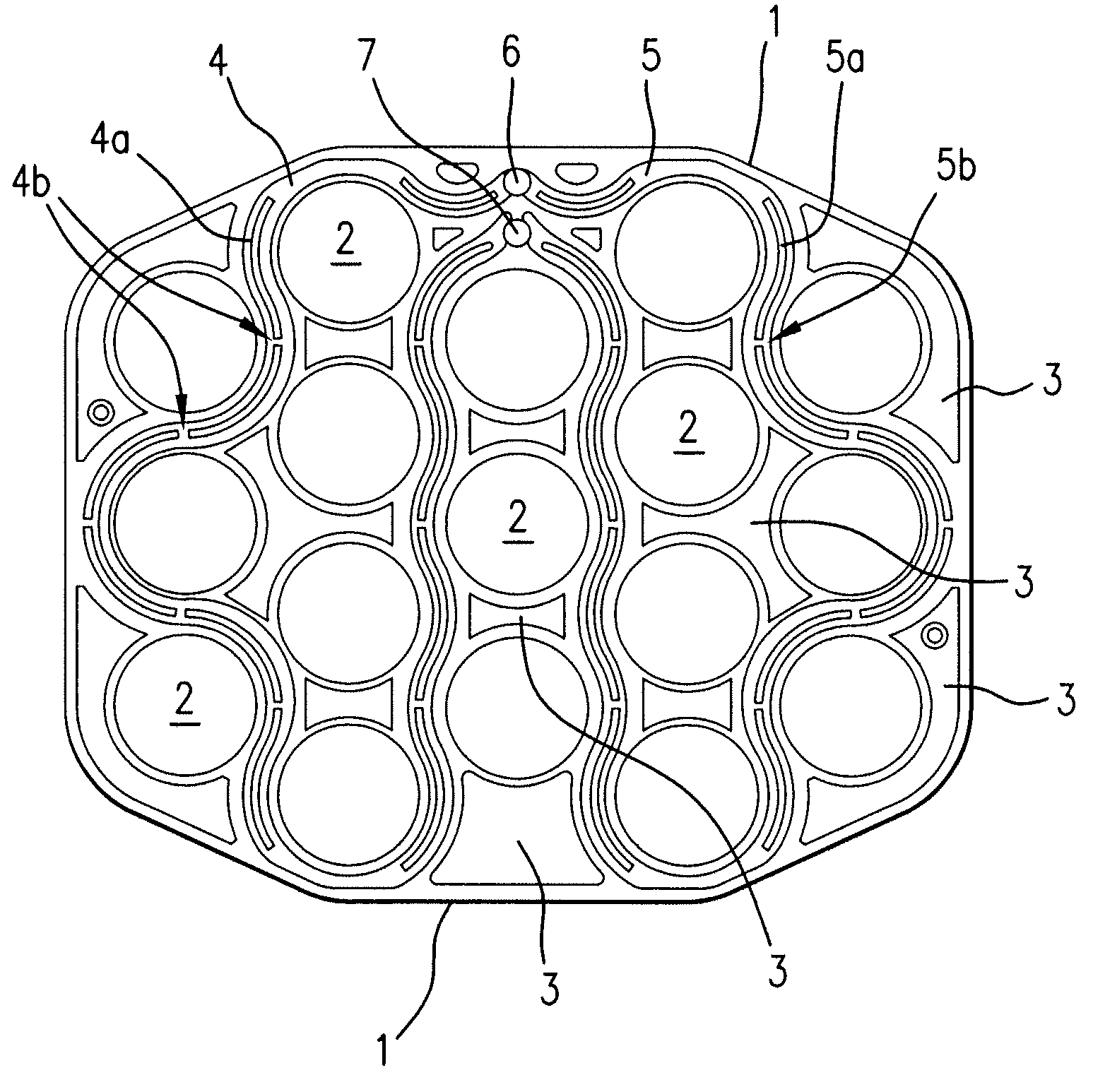 Apparatus for cooling of electrical elements