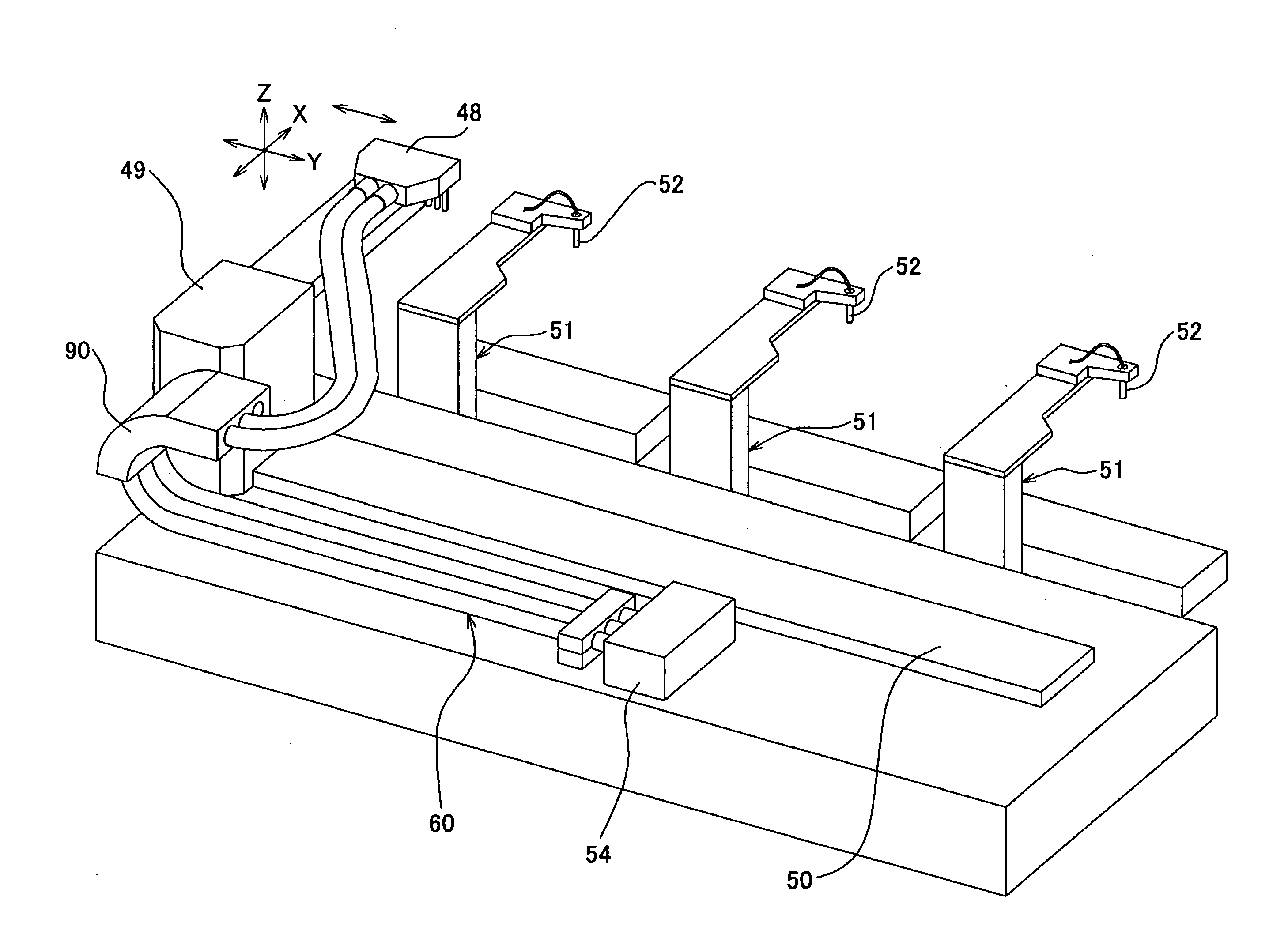 Complex pipe and coating/development processing apparatus equipped with complex pipe
