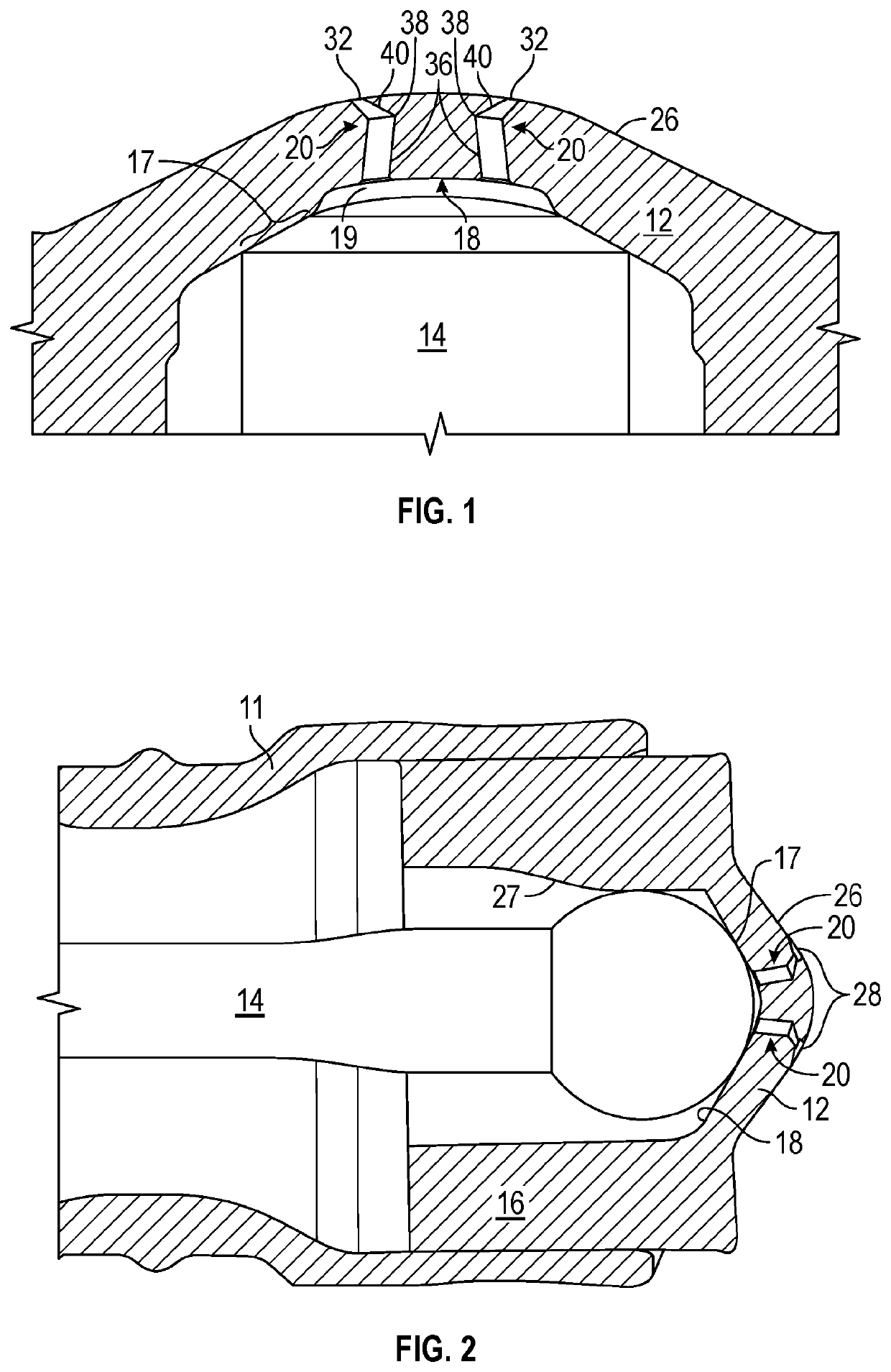 Nozzle with microstructured through-holes