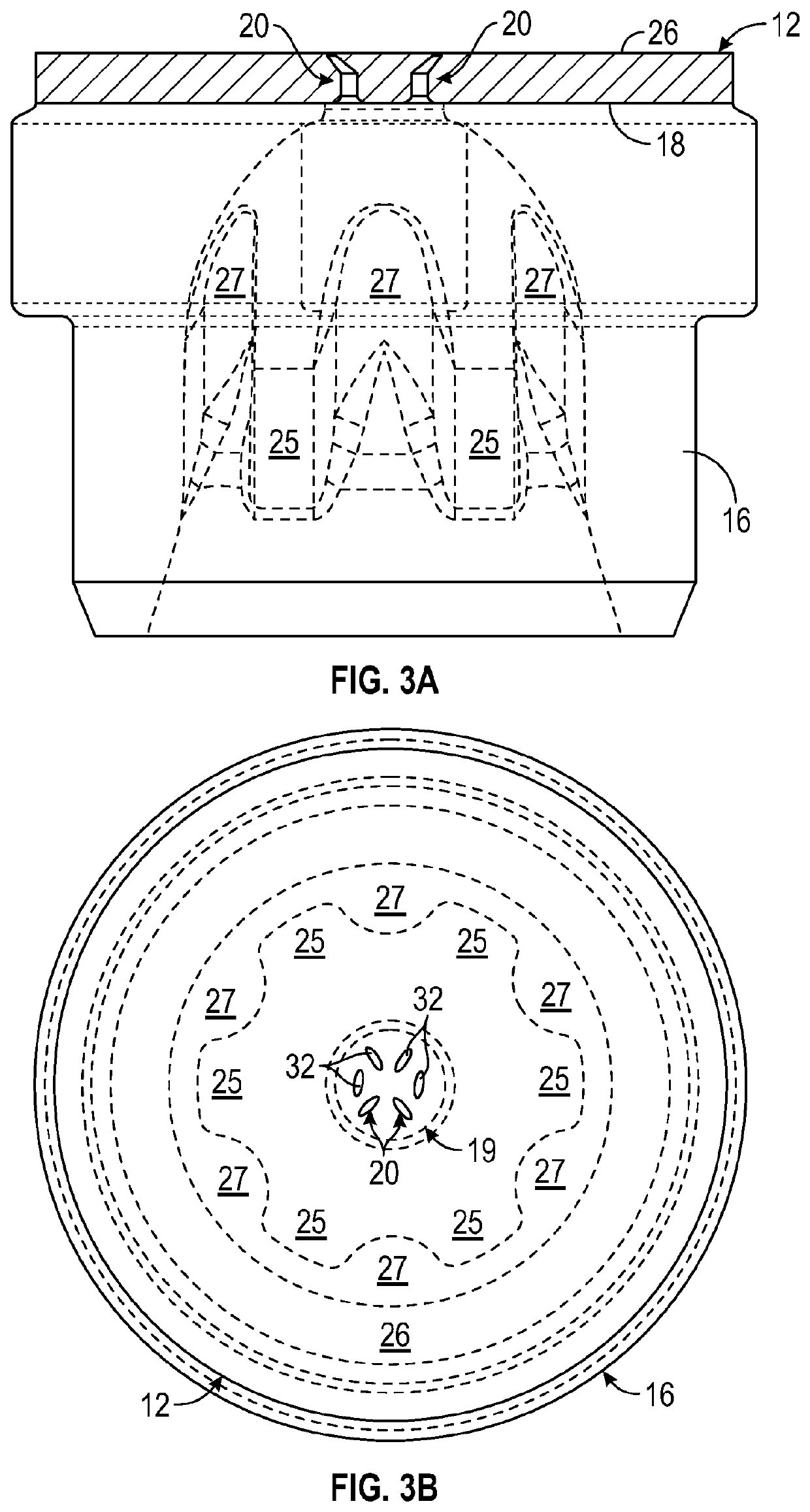 Nozzle with microstructured through-holes