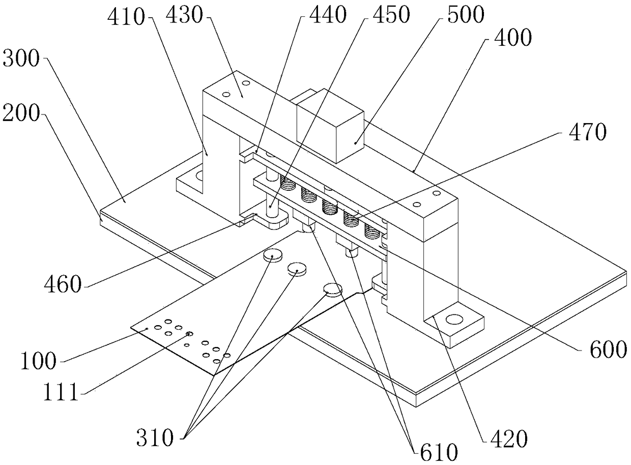 Flexible board for avoiding pad dislocation press fitting and mounting system thereof