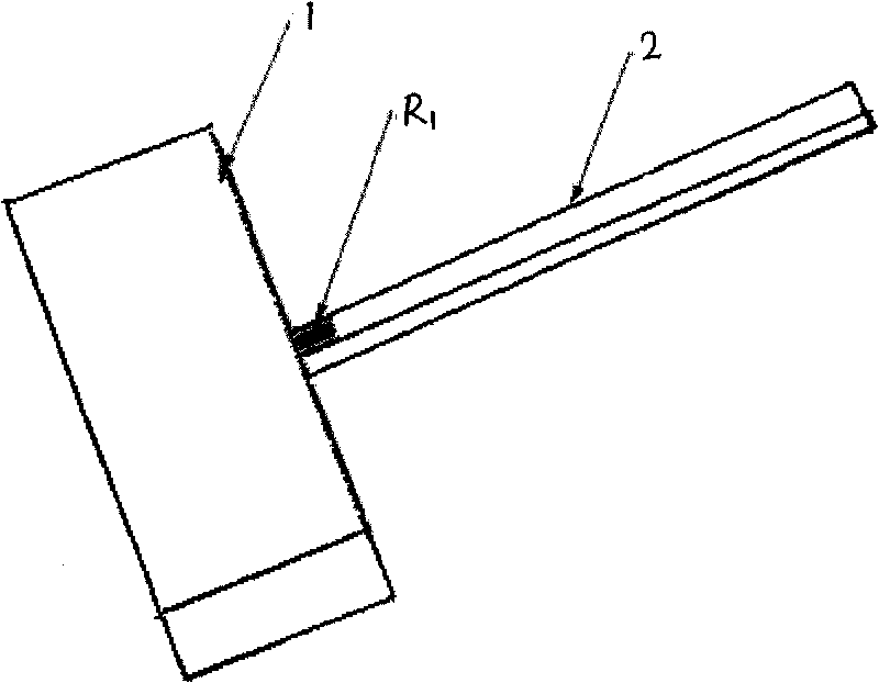 T-shaped sensitive body of vector hydrophone