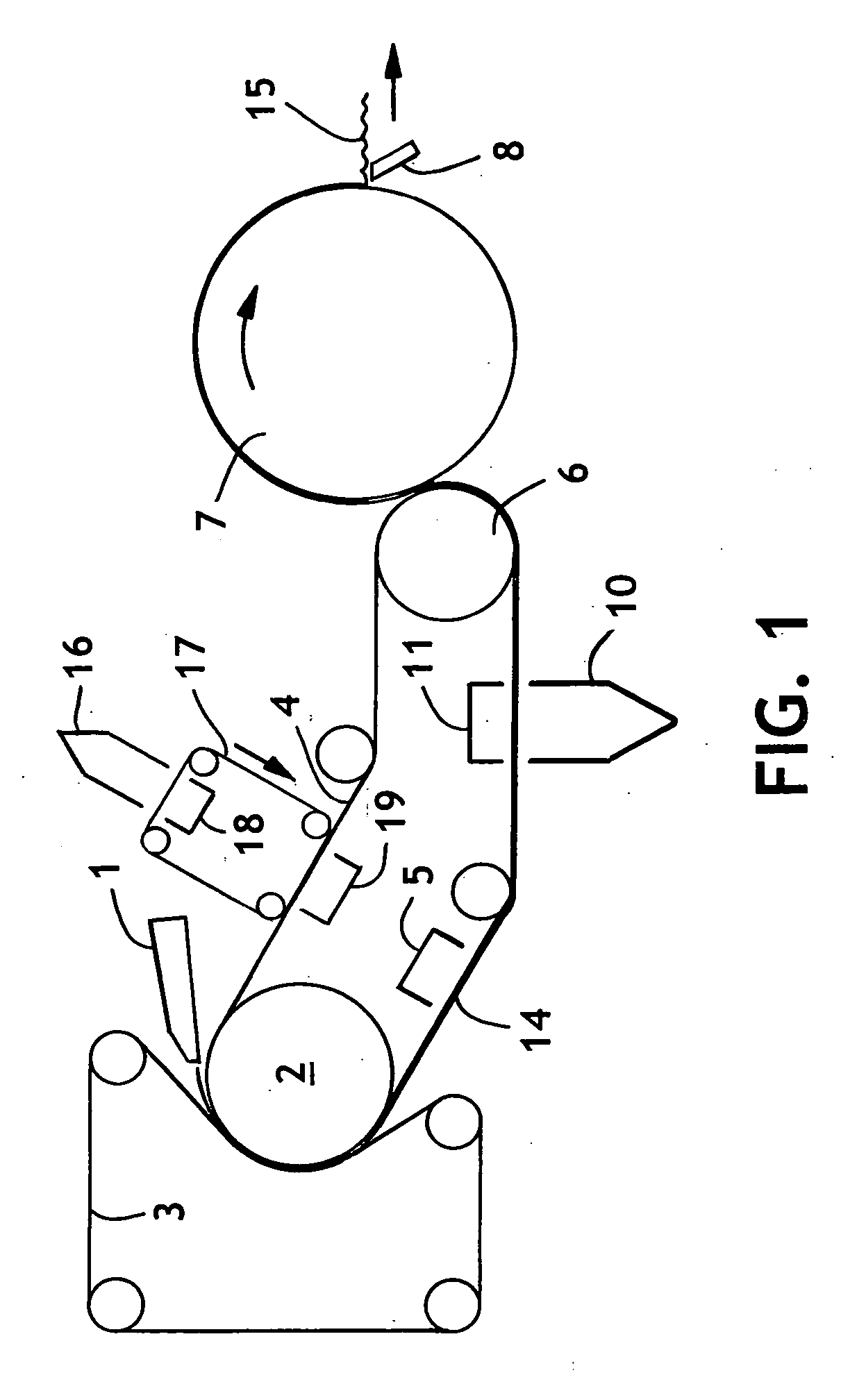 Wet-laid tissue sheet having an air-laid outer surface