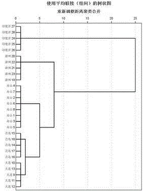 Hairtail fingerprint spectrum construction method