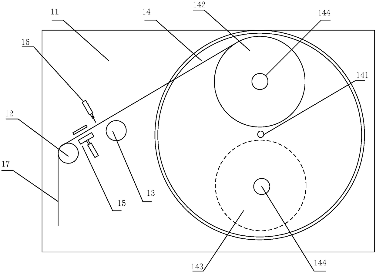 Corrugated wire automatic roll changing and edge sealing equipment and its application method