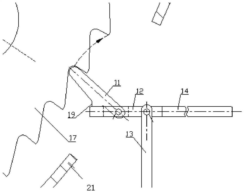 Independent manual turning gear and turning gear structure