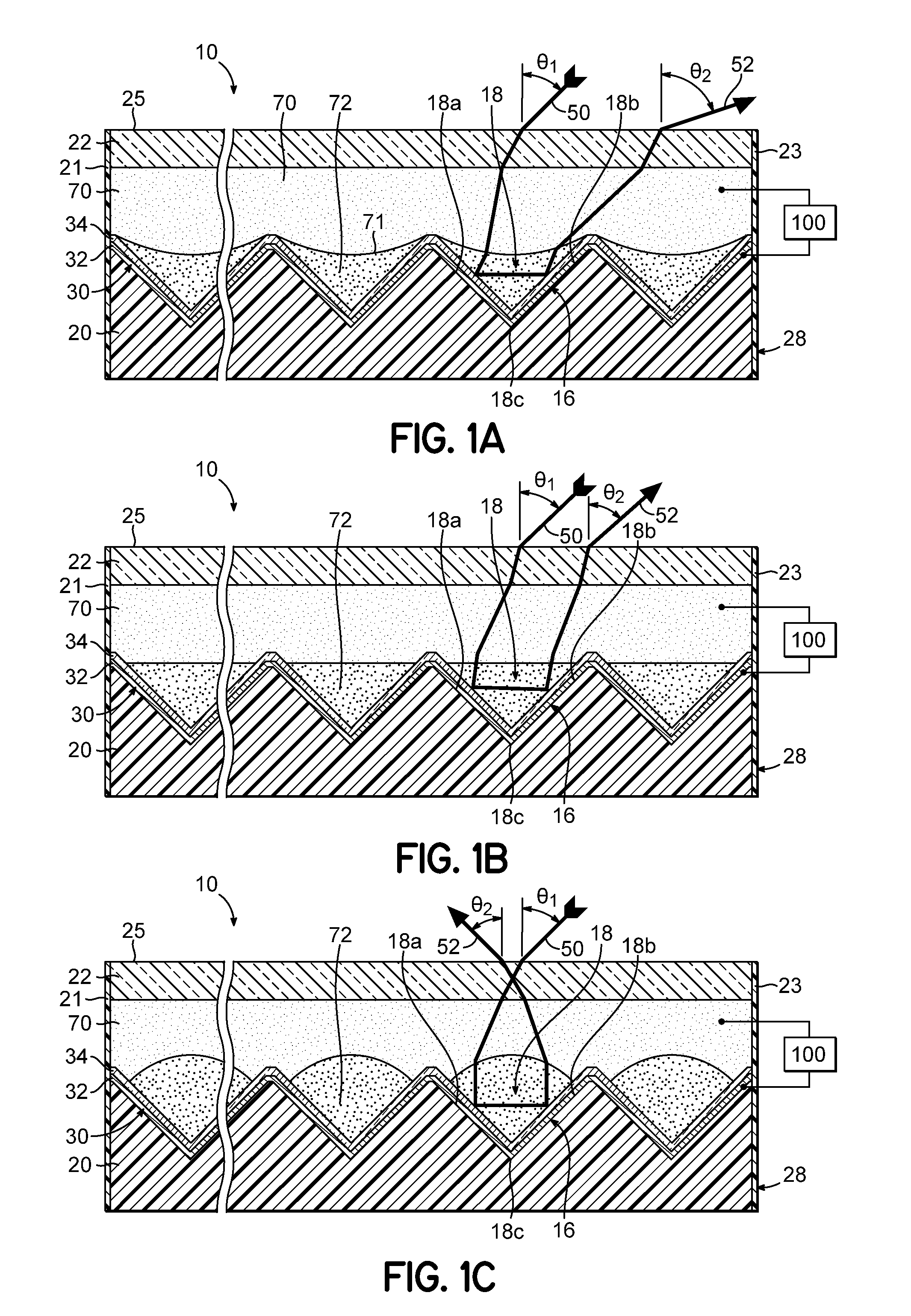 Electrowetting retroreflector devices, systems, and methods