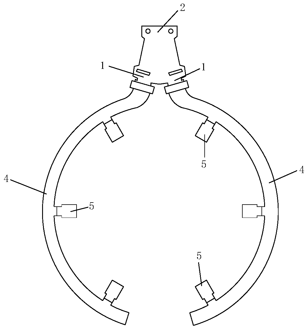 Annular mist spray dust removal device