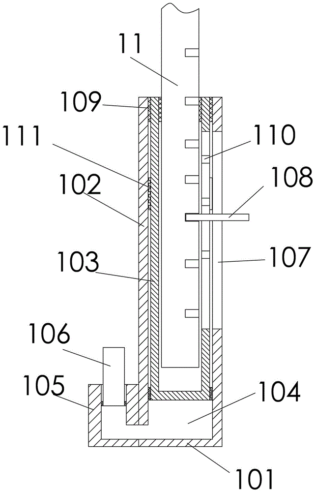 A new type of perforated frame supporting jacking structure