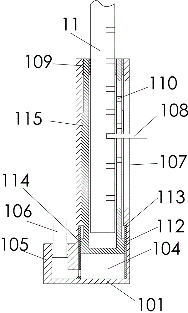 A new type of perforated frame supporting jacking structure