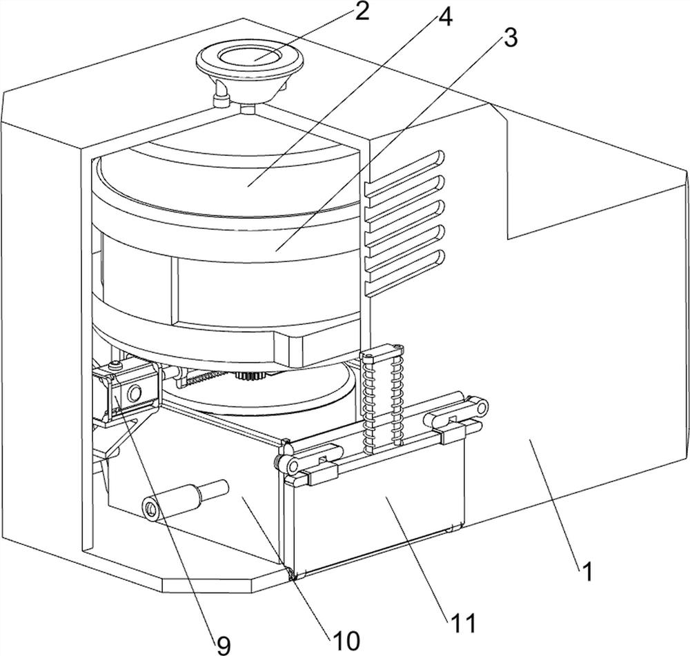 Automatic chemical copper adding device