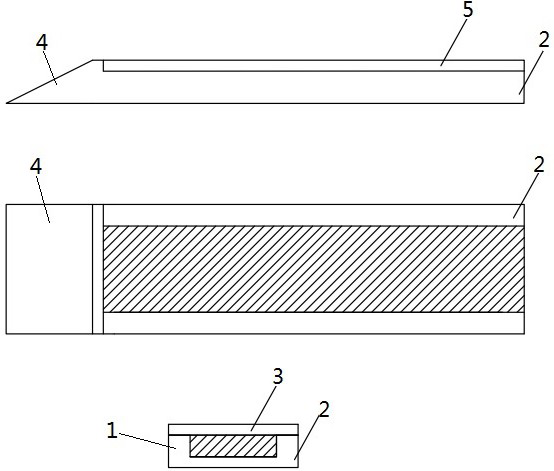 Wedge-shaped lining plate for hard and brittle high-modulus magnesium alloy and edge crack control rolling method and application of wedge-shaped lining plate
