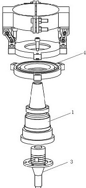 A non-contact ultrasonic processing device and its processing technology