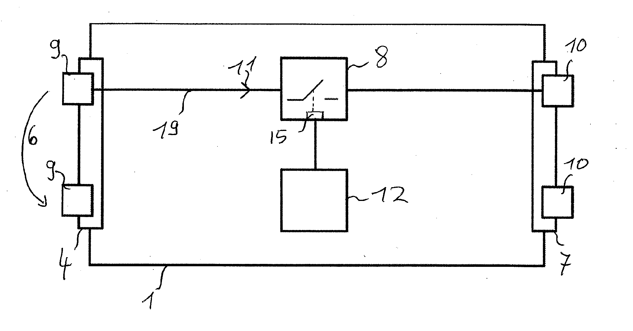 Protective device for protection of an electrical circuit against reversal of polarity, method, circuit arrangement and vehicle system