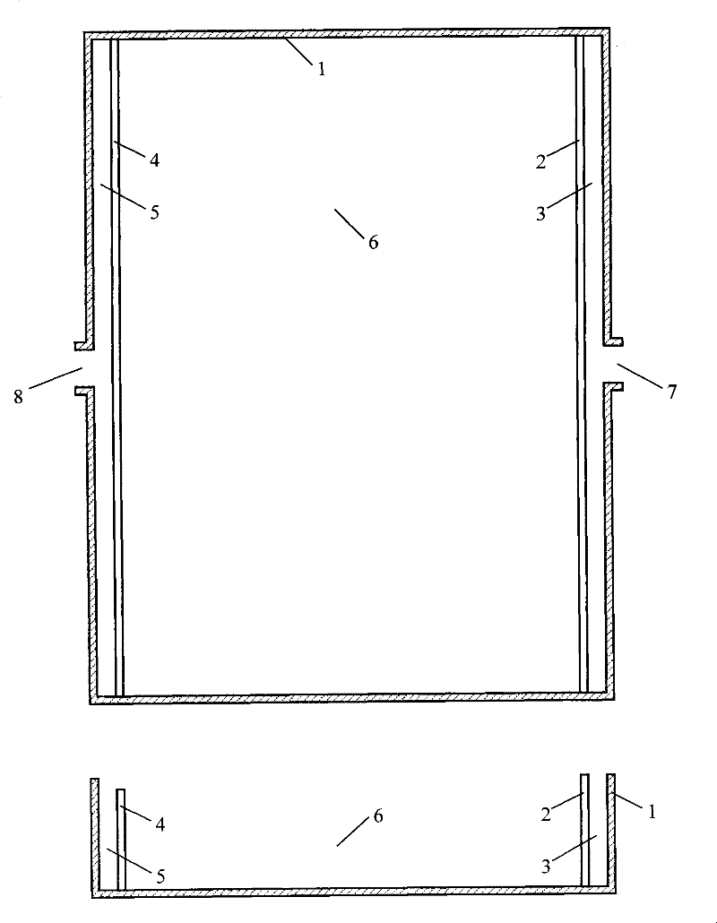 Low-resistance anti-block vertical flow wetland structure