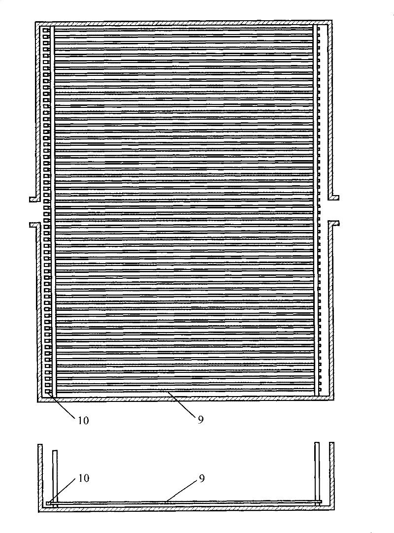 Low-resistance anti-block vertical flow wetland structure