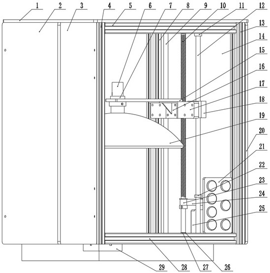 SLM composite manufacturing basic part positioning image acquisition device and method