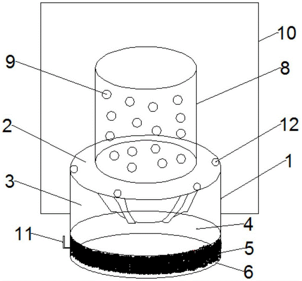 Environment-friendly loudspeaker box using water pipes as main raw material