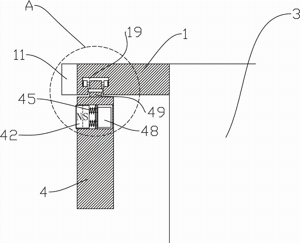 An automatic locking device for docking a ferry boat