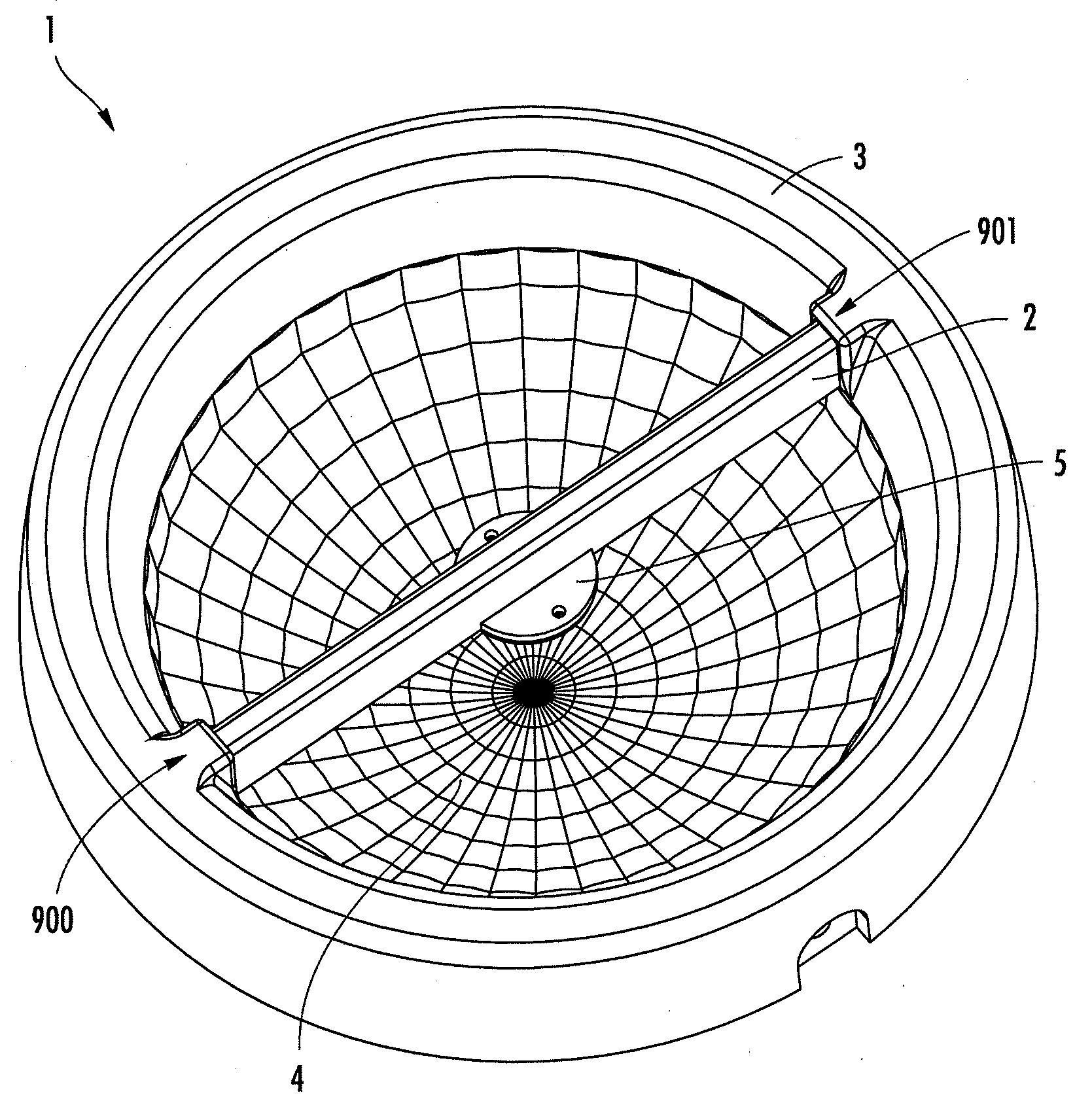 Non-Glare Reflective LED Lighting Apparatus with Heat Sink Mounting