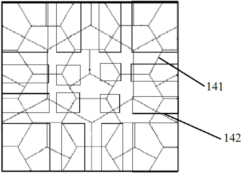 Water-permeable and water-storing suspension assembled floor for sponge city