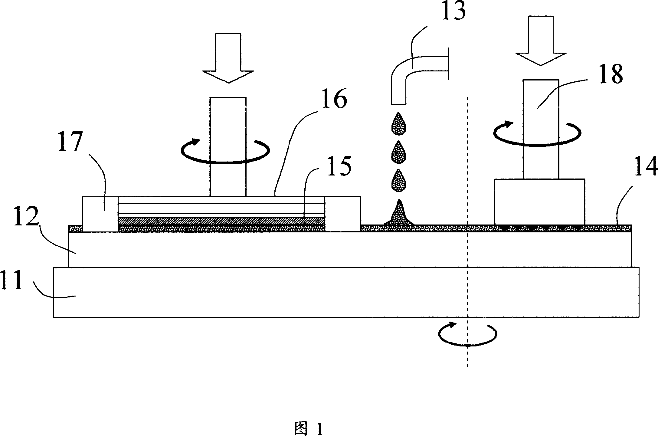 Chemical mechanism grinding and finishing device