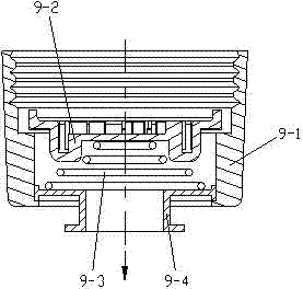 Water faucet water-saving device with safety dechlorination function