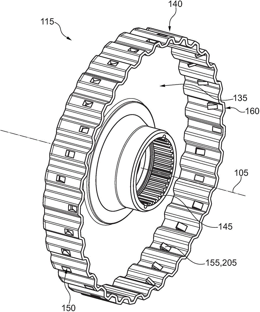 Friction element carrier for clutch