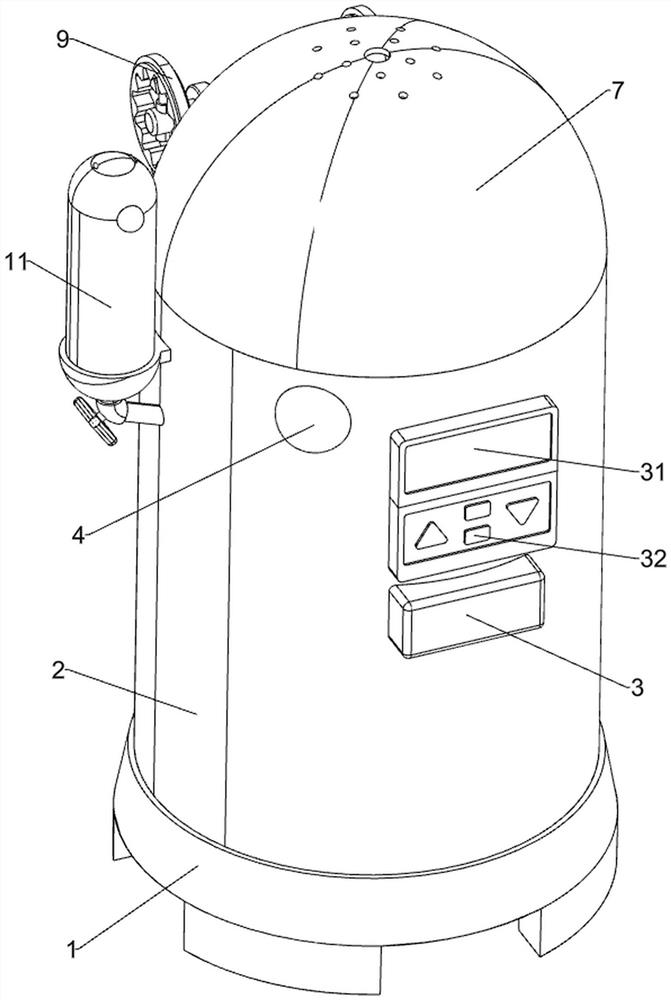 Humidifier used for biotechnology research and development and capable of conveniently adjusting humidity