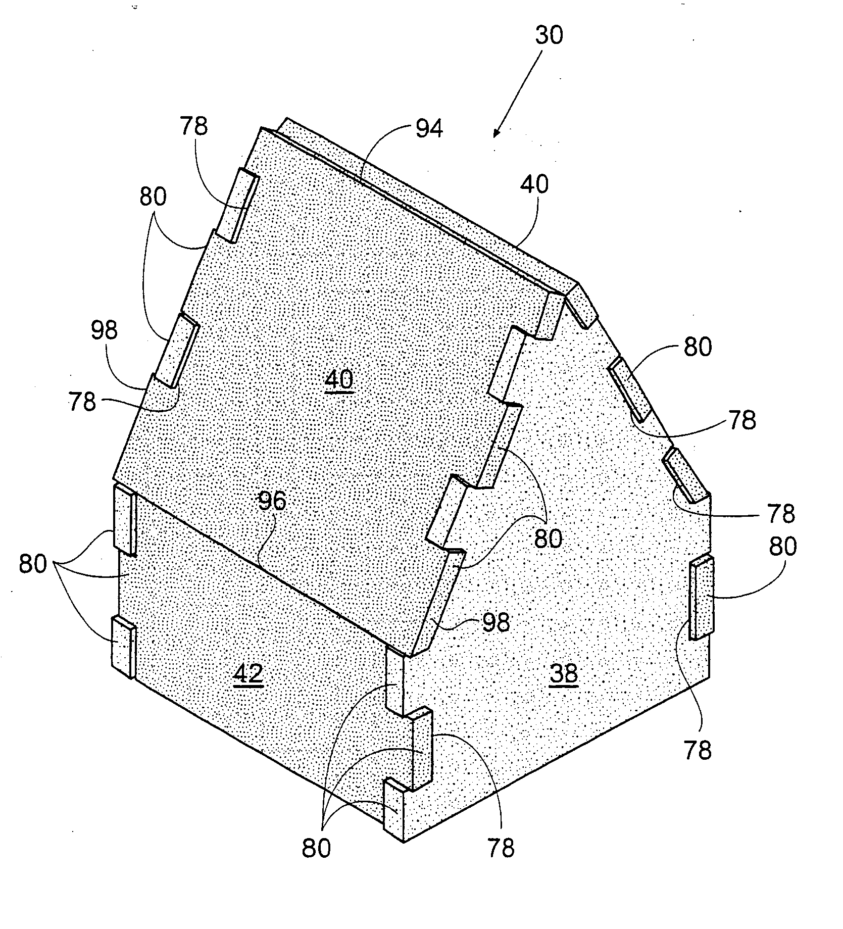 Systems and methods for building an interlocking decorative house