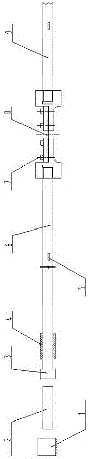 Clamping device and experiment method for split Hopkinson torsion bar test piece
