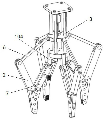 Spherical workpiece gripper with adjustable range