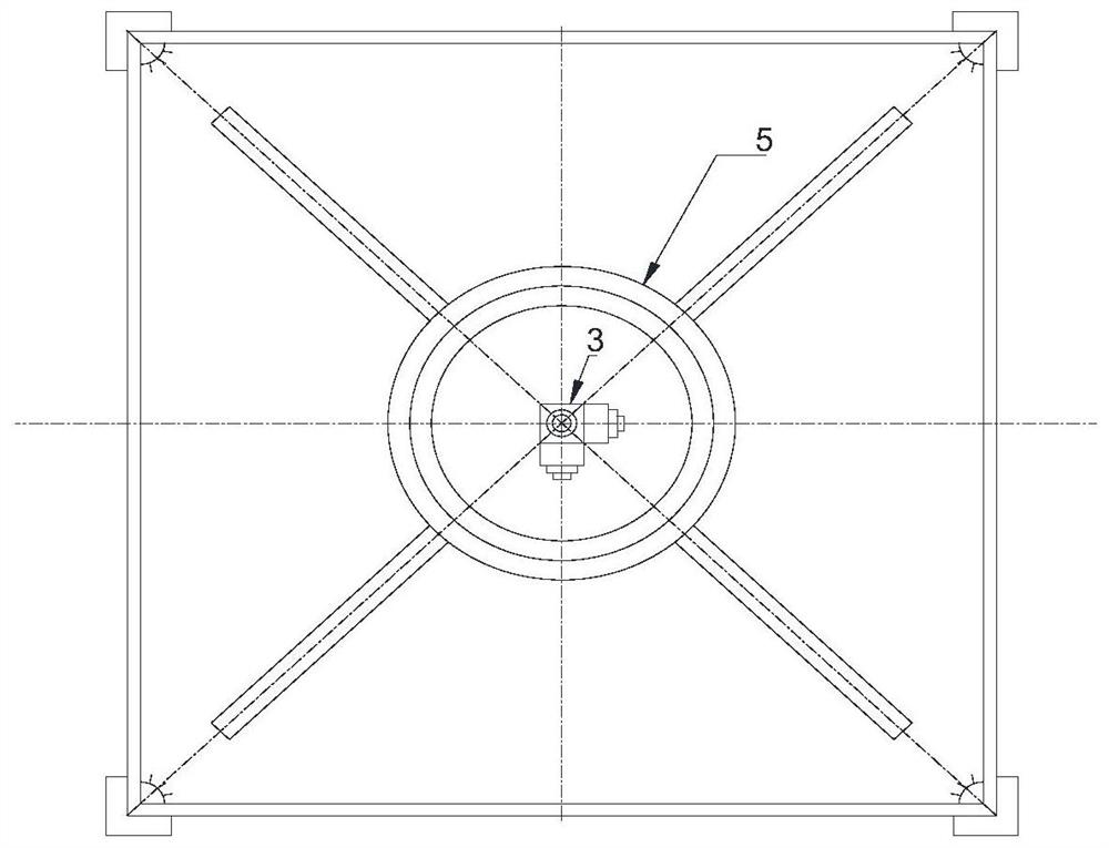 A device and system for monitoring spatial displacement in rock and soil based on image recognition