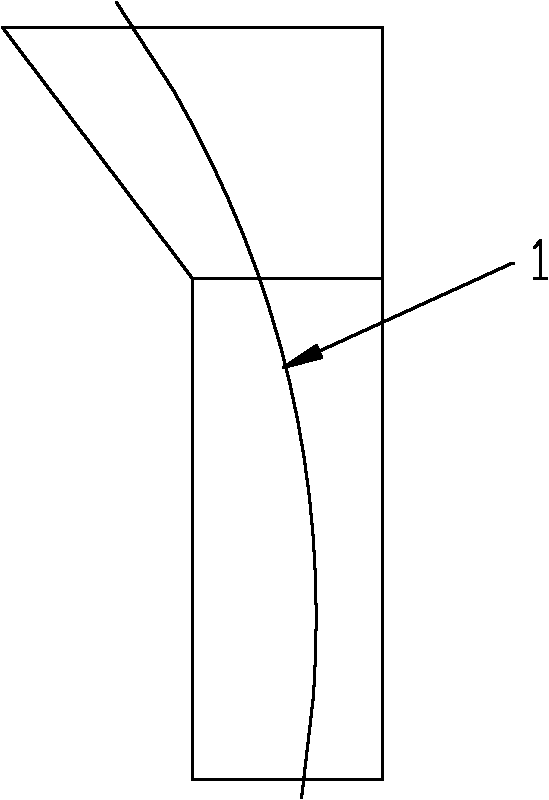 Single-arc shaver profiling template