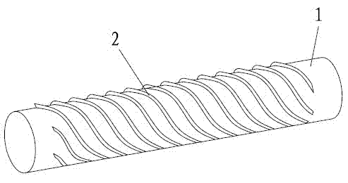 Knife roll structure of depilating machine