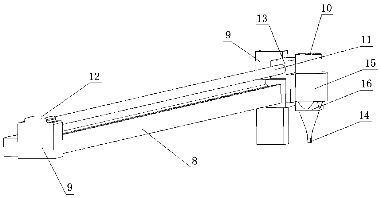 Metal foil coating repairing mechanism