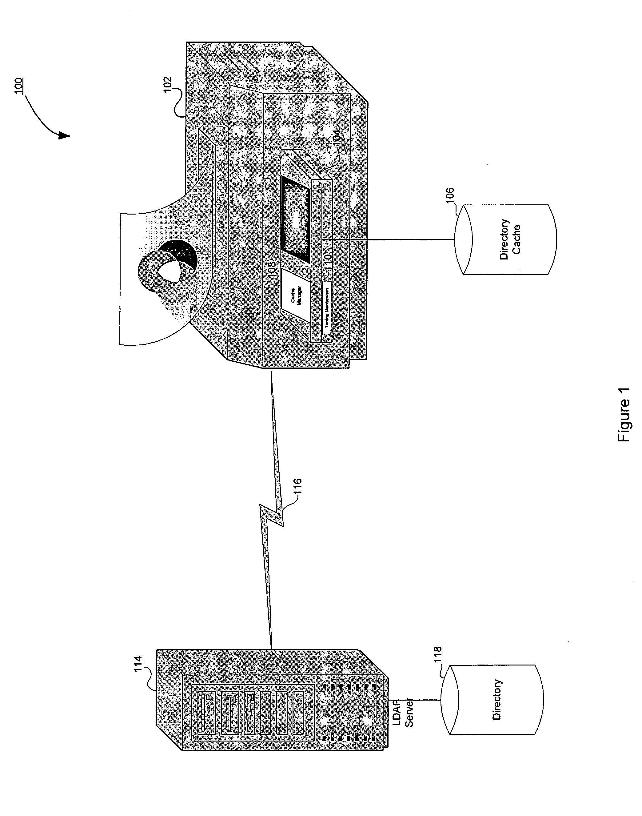 System and method for caching directory data in a networked computer environment
