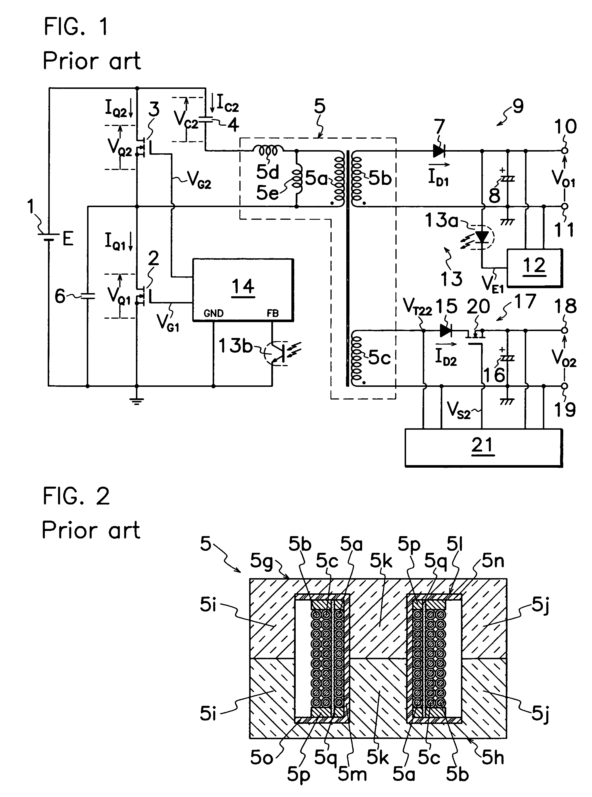 DC-DC converter of multi-output type