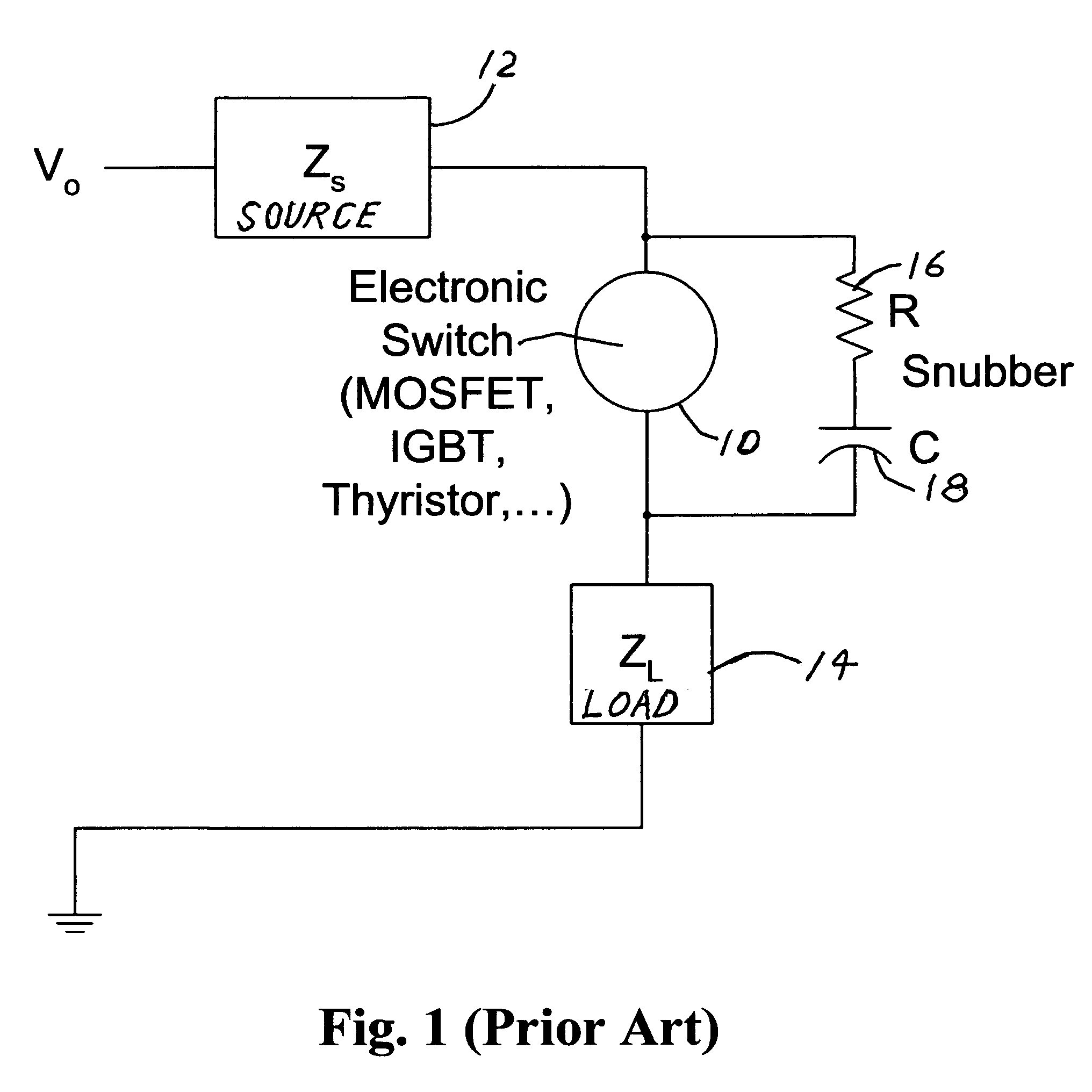 Snubbers for low temperature power electronics