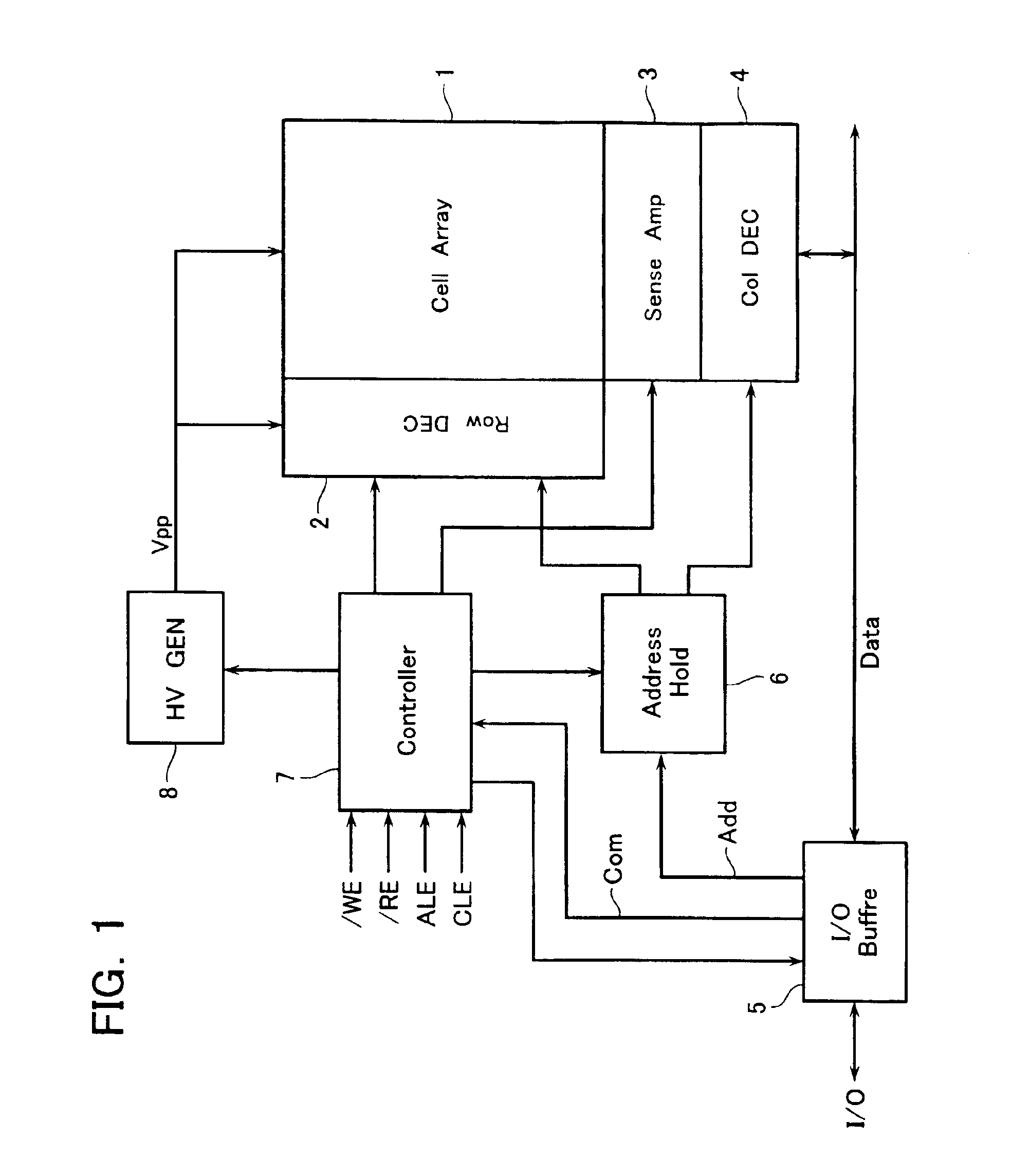 Non-volatile semiconductor memory device and electric device with the same