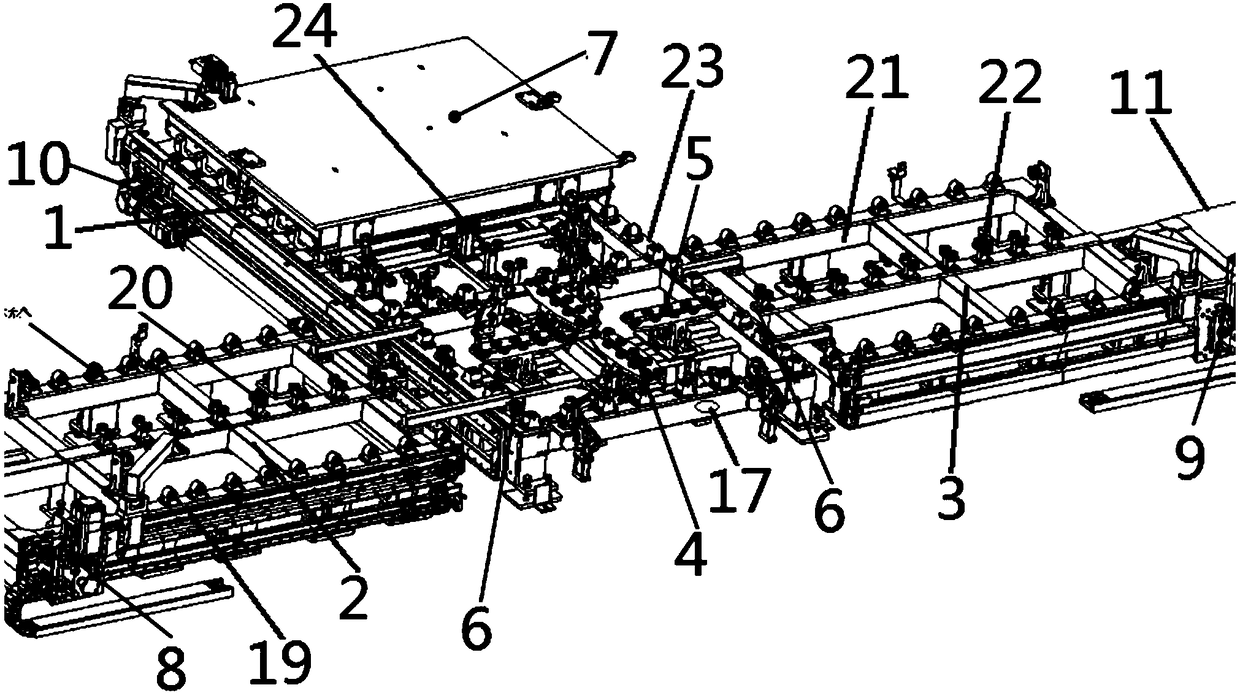 A hemming die switching mechanism