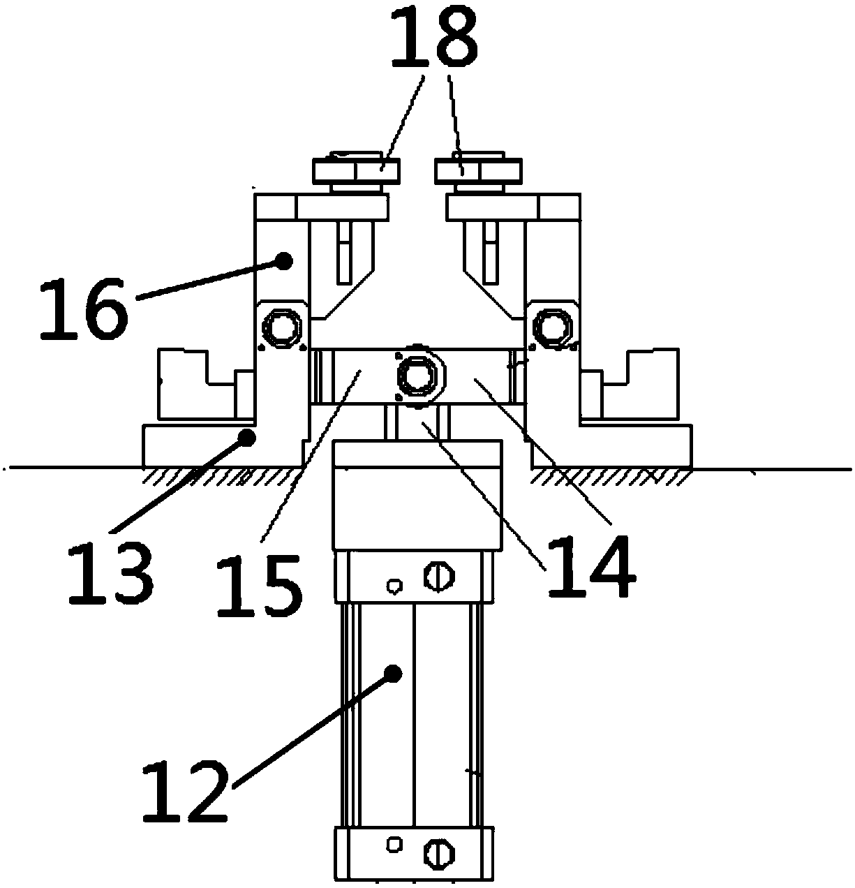 A hemming die switching mechanism