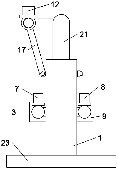 Integrated device for multiple monitoring combinations of hazardous waste disposal industry